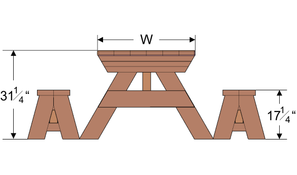 Forever_Picnic_Tables_Unattached Benches_d_02_old.png